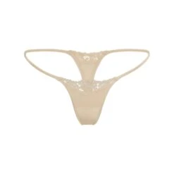 FITS EVERYBODY CORDED LACE STRING THONG | SAND