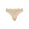 FITS EVERYBODY CORDED LACE DIPPED THONG | SAND -Underwear Specialty Shop SKIMS PANTY PN THG 4135 SND