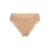 FITS EVERYBODY CORDED LACE TANGA | CLAY -Underwear Specialty Shop SKIMS PANTY PN TNG 4133 CLY