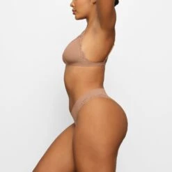 FITS EVERYBODY CORDED LACE TANGA | SIENNA -Underwear Specialty Shop SKIMS PANTY PN TNG 4133 FA SIE 0008 SD