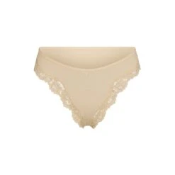 FITS EVERYBODY CORDED LACE TANGA | SAND