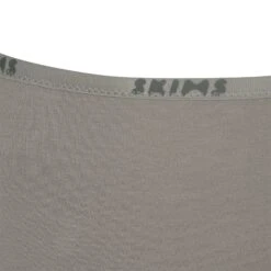 COTTON LOGO STRING THONG | SMOKE -Underwear Specialty Shop SKIMS PANTY SMK DETAIL1