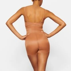 BARELY THERE HIGH-WAISTED SHORTIE | BRONZE -Underwear Specialty Shop SKIMS SHAPEWEAR AP SHO 1760 ND BRZ BK