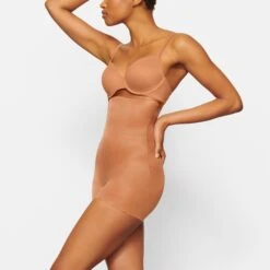 BARELY THERE HIGH-WAISTED SHORTIE | BRONZE -Underwear Specialty Shop SKIMS SHAPEWEAR AP SHO 1760 ND BRZ SD