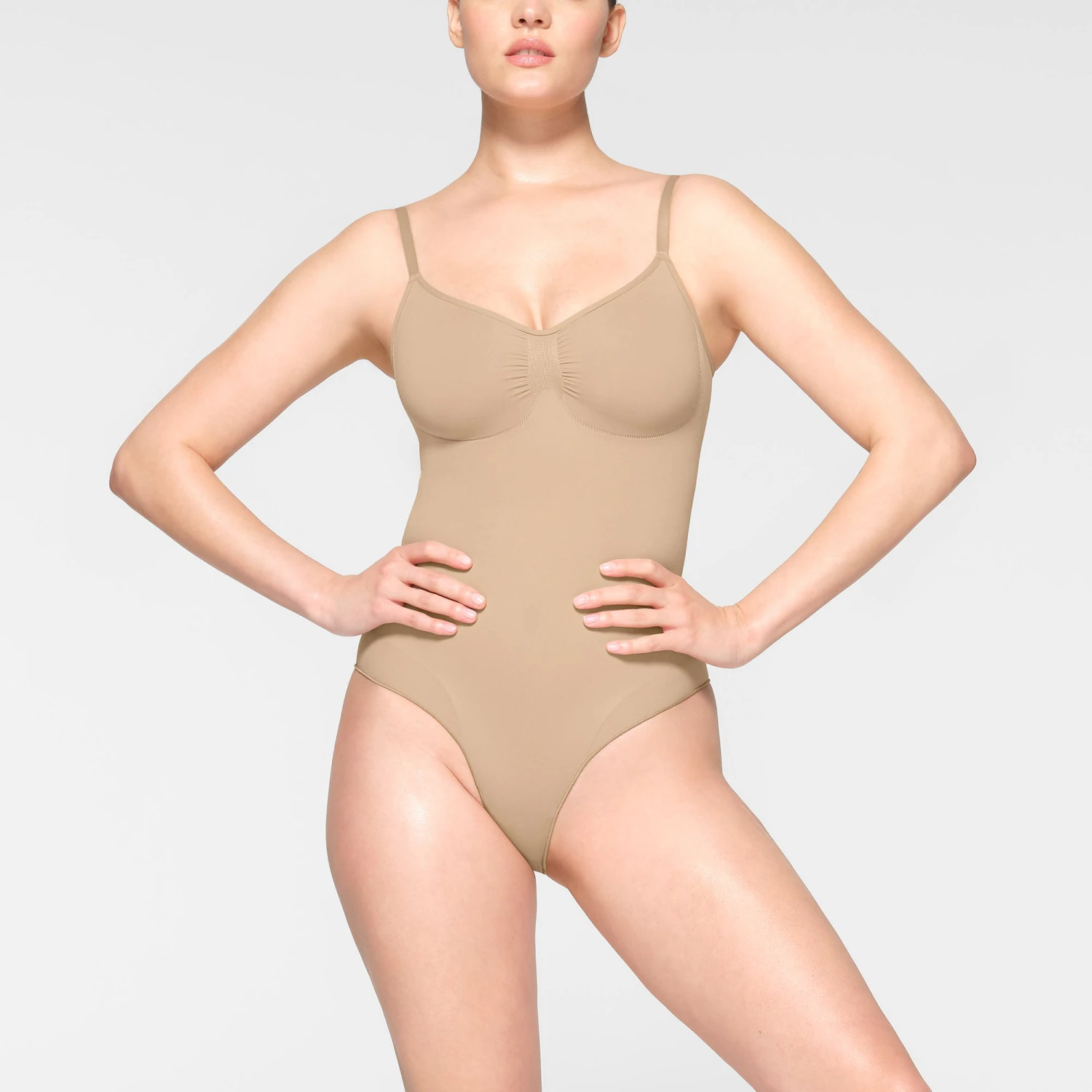 SEAMLESS SCULPT BRIEF BODYSUIT | CLAY 4 SEAMLESS SCULPT BRIEF BODYSUIT | CLAY - Image 2