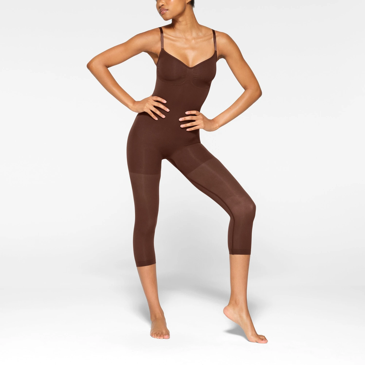 SEAMLESS SCULPT CATSUIT | COCOA 4 SEAMLESS SCULPT CATSUIT | COCOA - Image 2