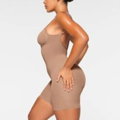 SEAMLESS SCULPT LOW BACK MID THIGH BODYSUIT | SIENNA -Underwear Specialty Shop SKIMS SHAPEWEAR BD MDT 3371 IA SIE 0010 SD