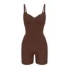 SEAMLESS SCULPT MID THIGH BODYSUIT | COCOA -Underwear Specialty Shop SKIMS SHAPEWEAR BD MDT 3372 COAcopy