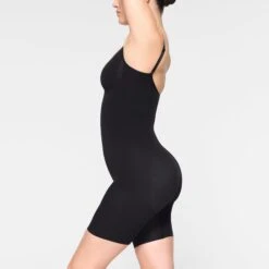 SEAMLESS SCULPT MID THIGH BODYSUIT | ONYX -Underwear Specialty Shop SKIMS SHAPEWEAR BD MDT 3372 IE ONX 0010 SD