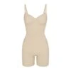 SEAMLESS SCULPT MID THIGH BODYSUIT | SAND -Underwear Specialty Shop SKIMS SHAPEWEAR BD MDT 3372 SIENNAcopy