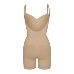 SEAMLESS SCULPT LOW BACK MID THIGH BODYSUIT | CLAY -Underwear Specialty Shop SKIMS SHAPEWEAR BD MDT 3375 CLY BACKcopy