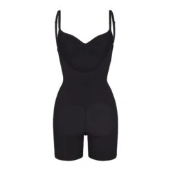 SEAMLESS SCULPT LOW BACK MID THIGH BODYSUIT | ONYX -Underwear Specialty Shop SKIMS SHAPEWEAR BD MDT 3375 ONX BACK1