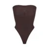 SEAMLESS SCULPT STRAPLESS THONG BODYSUIT | ESPRESSO -Underwear Specialty Shop SKIMS SHAPEWEAR BD THG 2913 ESPcopy