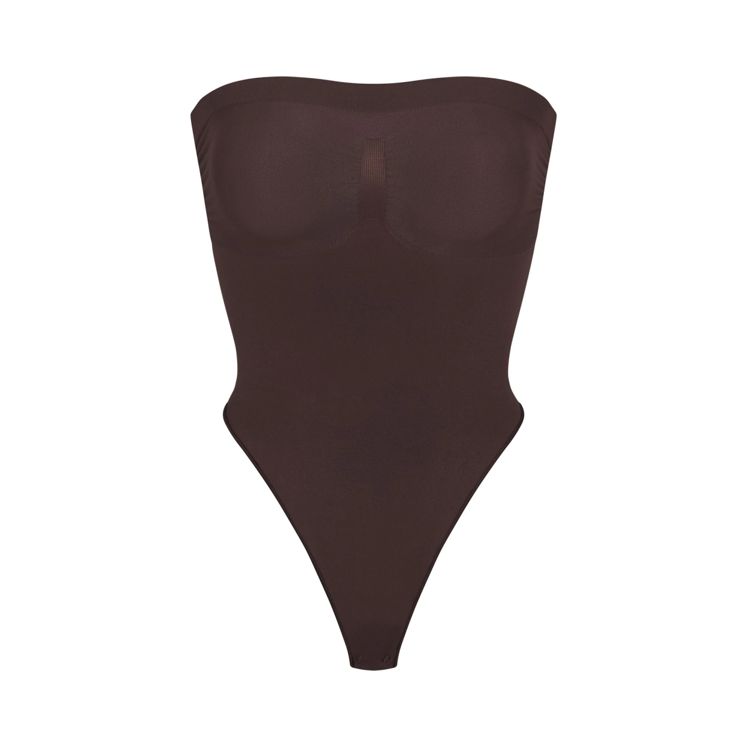 SEAMLESS SCULPT STRAPLESS THONG BODYSUIT | ESPRESSO 3 SEAMLESS SCULPT STRAPLESS THONG BODYSUIT | ESPRESSO