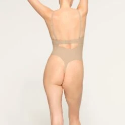 DEEP PLUNGE SHAPEWEAR BODYSUIT | CLAY 11 DEEP PLUNGE SHAPEWEAR BODYSUIT | CLAY -Underwear Specialty Shop SKIMS SHAPEWEAR BD THG 2959 LC CLY 0028