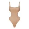 BARELY THERE CUT OUT BODYSUIT | CLAY 2 BARELY THERE CUT OUT BODYSUIT | CLAY -Underwear Specialty Shop SKIMS SHAPEWEAR BD THG 2962 CLY F
