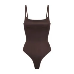 BARELY THERE SCOOP BODYSUIT | ESPRESSO