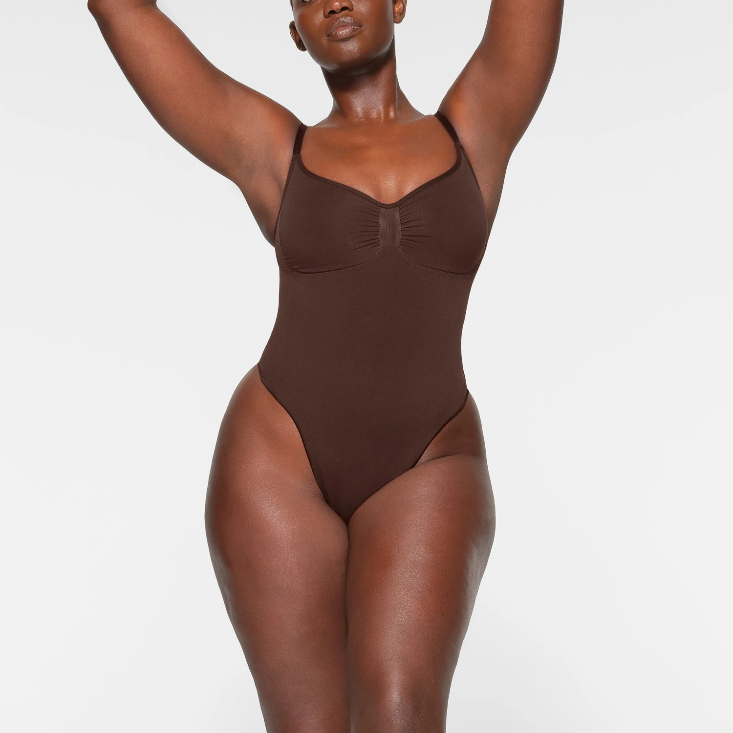 SEAMLESS SCULPT THONG BODYSUIT | ESPRESSO 4 SEAMLESS SCULPT THONG BODYSUIT | ESPRESSO - Image 2
