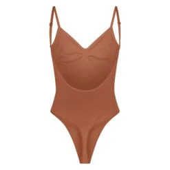SEAMLESS SCULPT LOW BACK THONG BODYSUIT | BRONZE -Underwear Specialty Shop SKIMS SHAPEWEAR BD THG 3371 BRZ B