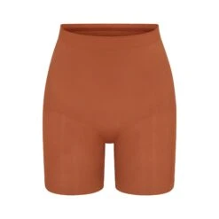 SEAMLESS SCULPT MID THIGH SHORT | BRONZE