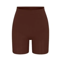 SEAMLESS SCULPT MID THIGH SHORT | COCOA