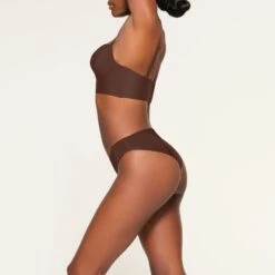 DEEP PLUNGE SHAPEWEAR BRA | COCOA -Underwear Specialty Shop SKIMS SHAPEWEAR BR BAN 2958 LB COA 0020