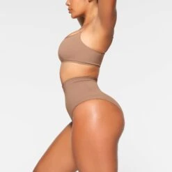 SEAMLESS SCULPT SCOOP NECK BRALETTE | SIENNA -Underwear Specialty Shop SKIMS SHAPEWEAR BR SCP 3357 IA SIE 0009 SD