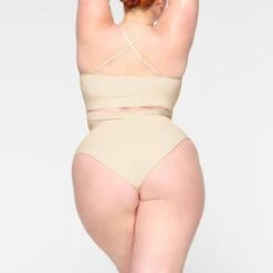 SEAMLESS SCULPT SCOOP NECK BRALETTE | SAND -Underwear Specialty Shop SKIMS SHAPEWEAR BR SCP 3357 ID SND 0022 BK