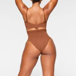 SEAMLESS SCULPT MID WAIST BRIEF | BRONZE -Underwear Specialty Shop SKIMS SHAPEWEAR PN BRF 3359 IA BRZ 0018 BK