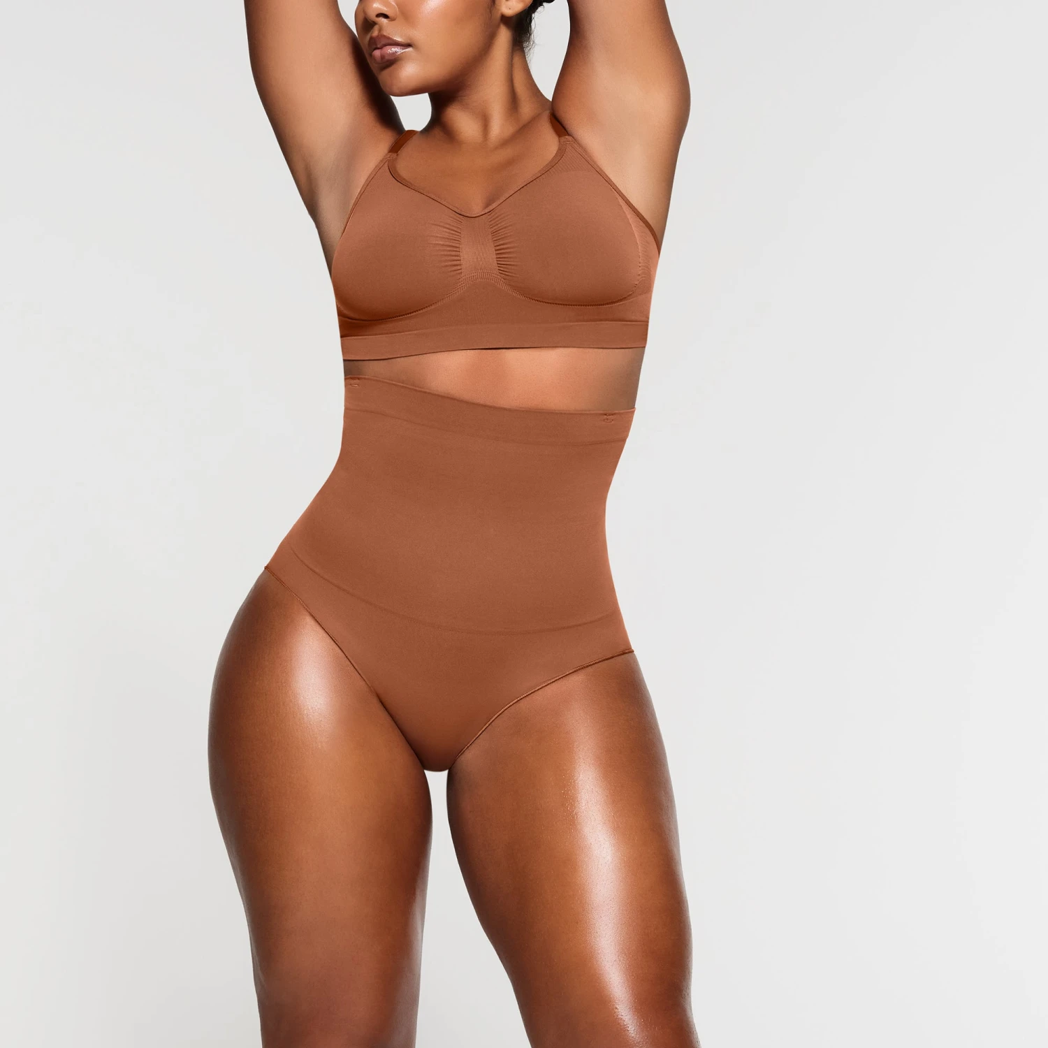 CORE CONTROL HIGH-WAISTED BRIEF | BRONZE 4 CORE CONTROL HIGH-WAISTED BRIEF | BRONZE - Image 2