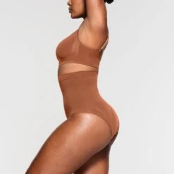 CORE CONTROL HIGH-WAISTED BRIEF | BRONZE 9 CORE CONTROL HIGH-WAISTED BRIEF | BRONZE -Underwear Specialty Shop SKIMS SHAPEWEAR PN BRF 3378 NA BRZ 011