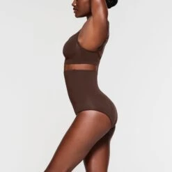 CORE CONTROL HIGH-WAISTED BRIEF | ESPRESSO -Underwear Specialty Shop SKIMS SHAPEWEAR PN BRF 3378 NB ESP 010