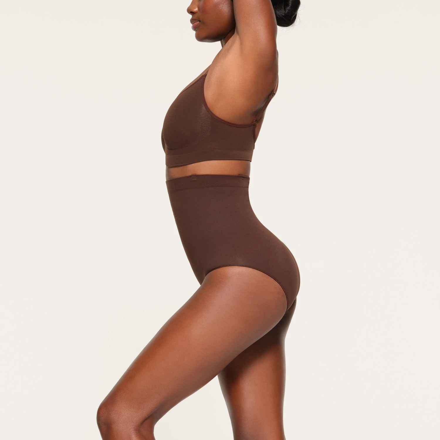 CORE CONTROL HIGH-WAISTED BRIEF | COCOA 5 CORE CONTROL HIGH-WAISTED BRIEF | COCOA - Image 3
