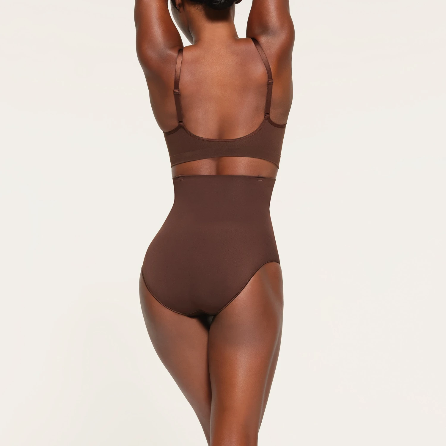 CORE CONTROL HIGH-WAISTED BRIEF | COCOA 6 CORE CONTROL HIGH-WAISTED BRIEF | COCOA - Image 4