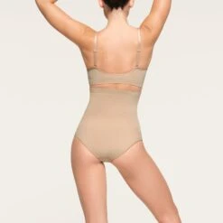 CORE CONTROL HIGH-WAISTED BRIEF | CLAY -Underwear Specialty Shop SKIMS SHAPEWEAR PN BRF 3378 QC CLY 0017