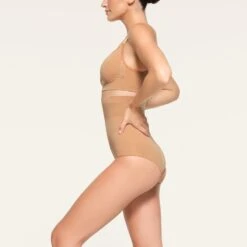 CORE CONTROL HIGH-WAISTED BRIEF | OCHRE 9 CORE CONTROL HIGH-WAISTED BRIEF | OCHRE -Underwear Specialty Shop SKIMS SHAPEWEAR PN BRF 3378 QC OCH 0008