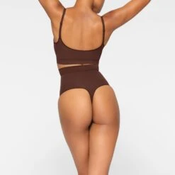 EVERYDAY SCULPT HIGH-WAISTED THONG | COCOA -Underwear Specialty Shop SKIMS SHAPEWEAR PN THG 3150 JA COA 0024 BK a2359c00 8d2b 4cc6 b069 2d34f458a601
