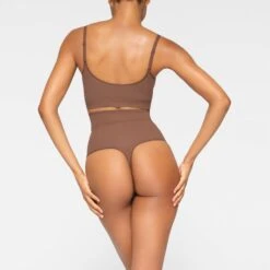 EVERYDAY SCULPT HIGH-WAISTED THONG | JASPER -Underwear Specialty Shop SKIMS SHAPEWEAR PN THG 3150 JA JSP 0022 BK