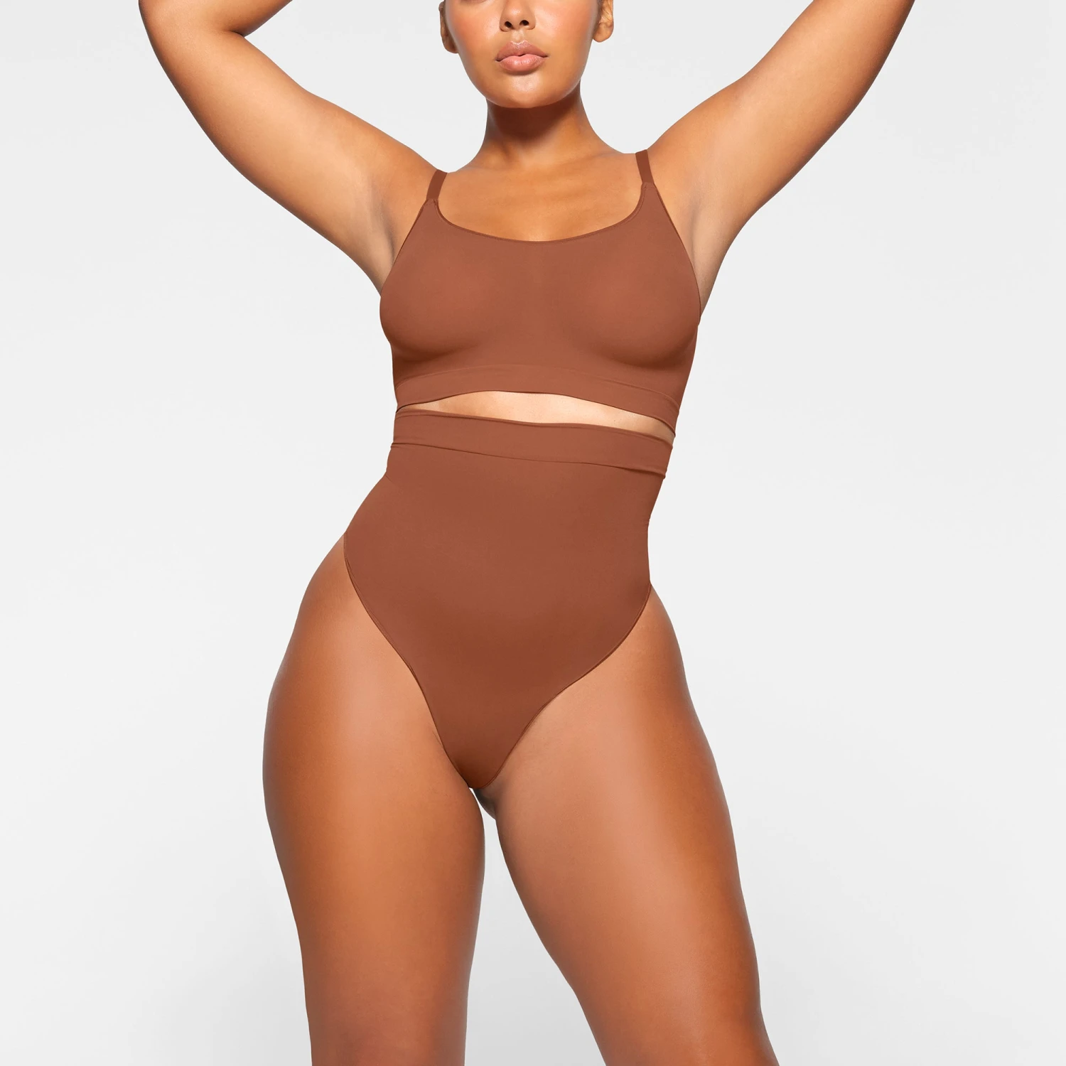 EVERYDAY SCULPT HIGH-WAISTED THONG | BRONZE 4 EVERYDAY SCULPT HIGH-WAISTED THONG | BRONZE - Image 2