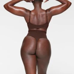 SEAMLESS SCULPT MID WAIST THONG | ESPRESSO -Underwear Specialty Shop SKIMS SHAPEWEAR PN THG 3358 IC ESP 0011 BK 27e3e1cd 579d 42df 9408 71dd9174d7bf