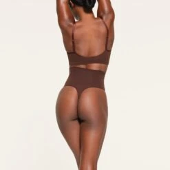 CORE CONTROL HIGH-WAISTED THONG | COCOA -Underwear Specialty Shop SKIMS SHAPEWEAR PN THG 3377 QB COA 0016