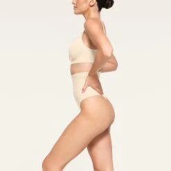 CORE CONTROL HIGH-WAISTED THONG | SAND -Underwear Specialty Shop SKIMS SHAPEWEAR PN THG 3377 QC SND 0012