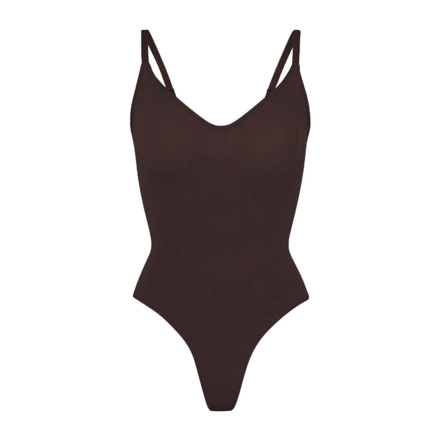 SEAMLESS SCULPT THONG BODYSUIT | ESPRESSO 3 SEAMLESS SCULPT THONG BODYSUIT | ESPRESSO