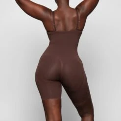 BUTT ENHANCING OPEN BUST BODYSUIT | COCOA -Underwear Specialty Shop SKIMS SHAPEWEAR SH BDY 2168 ZA COA 0018