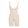 SHEER SCULPT OPEN BUST BODYSUIT | CLAY -Underwear Specialty Shop SKIMS SHAPEWEAR SH BSS 0014 CLAY
