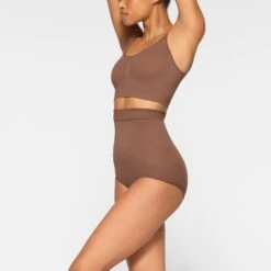 EVERYDAY SCULPT HIGH-WAISTED BRIEF | JASPER -Underwear Specialty Shop SKIMS SHAPEWEAR SH HWB 2151 JA JSP 0013 SD