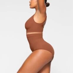 EVERYDAY SCULPT HIGH-WAISTED BRIEF | BRONZE -Underwear Specialty Shop SKIMS SHAPEWEAR SH HWB 2151 KA BRZ 0010 SD