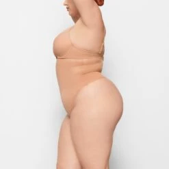 BARELY THERE HIGH-WAISTED THONG | CLAY -Underwear Specialty Shop SKIMS SHAPEWEAR SH HWT 0532 NC CLY SD