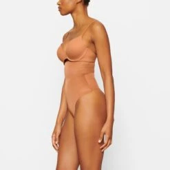 BARELY THERE HIGH-WAISTED THONG | BRONZE -Underwear Specialty Shop SKIMS SHAPEWEAR SH HWT 0532 ND BRZ SD