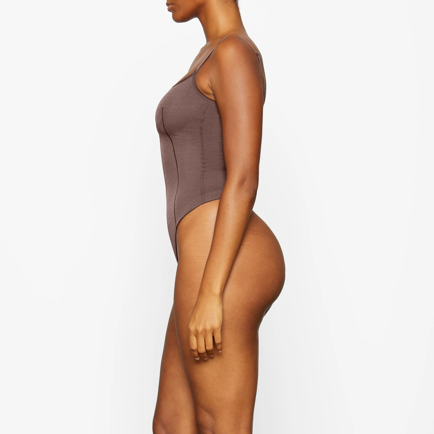 SHEER SCULPT THONG BODYSUIT | COCOA 5 SHEER SCULPT THONG BODYSUIT | COCOA - Image 3